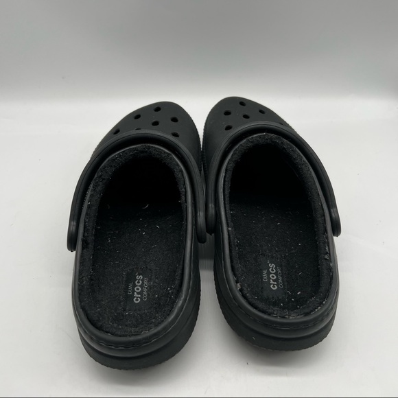 Crocs Classic Lined Clog Black Size 5M 7W - Picture 4 of 6
